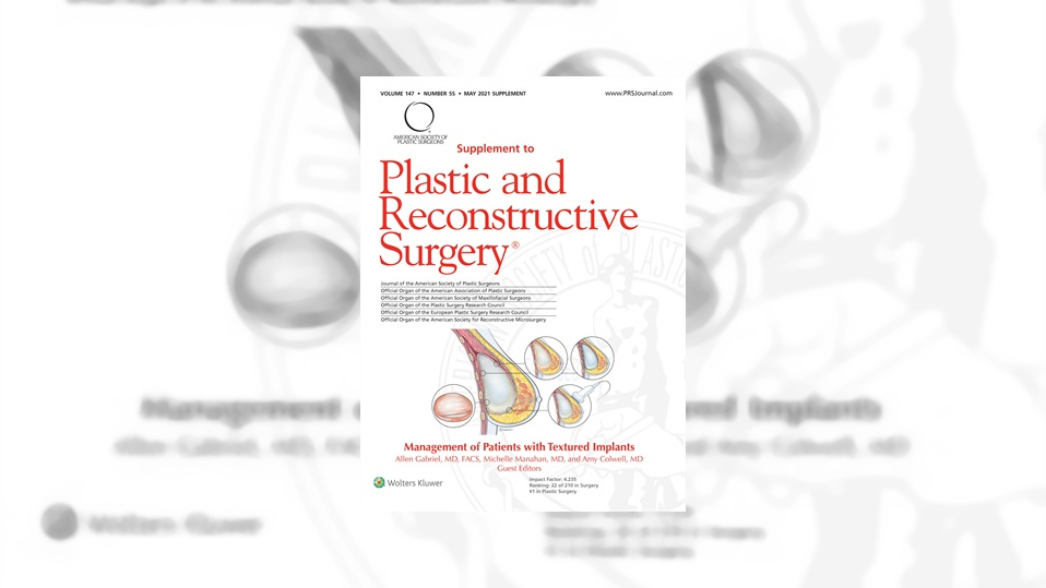Supliment gratuit PRS despre siguranta si managementul implantelor mamare texturate