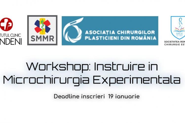 Workshop de microchirurgie destinat medicilor rezidenti in Chirurgie Plastica
